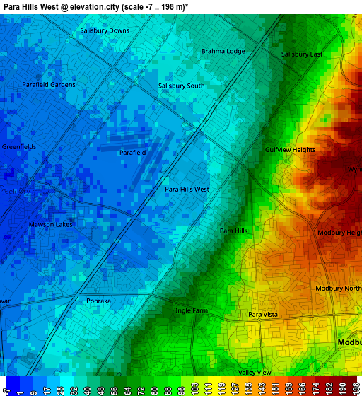 Para Hills West elevation map