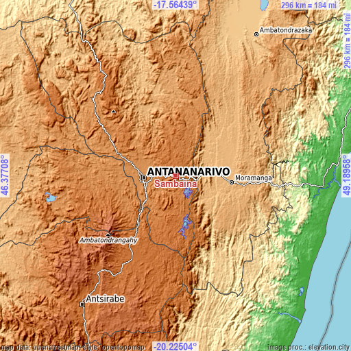 Topographic map of Sambaina