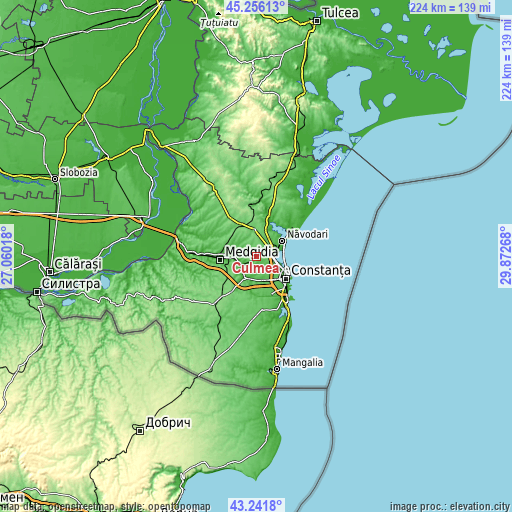 Topographic map of Culmea