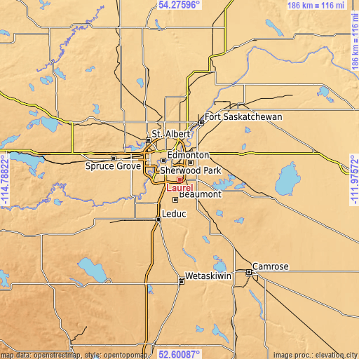 Topographic map of Laurel
