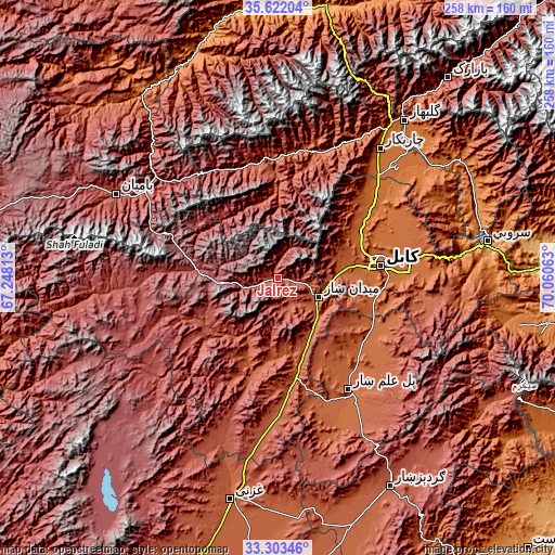 Topographic map of Jalrēz