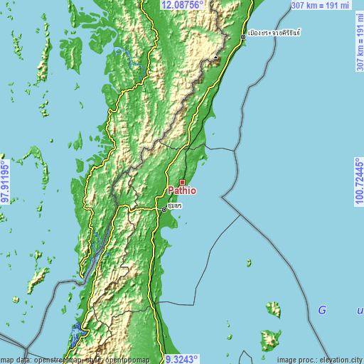 Topographic map of Pathio