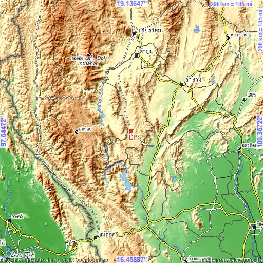 Topographic map of Li