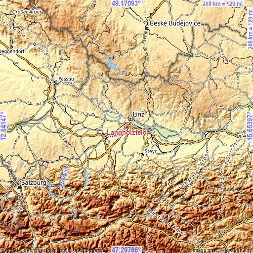 Topographic map of Langholzfeld
