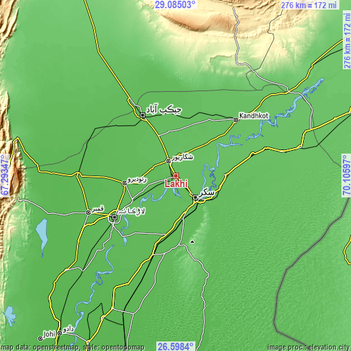 Topographic map of Lakhi
