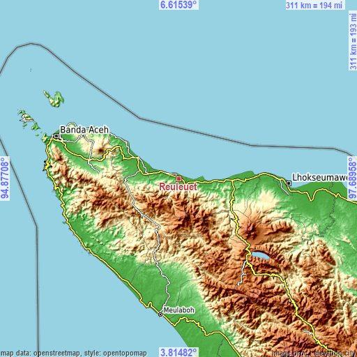 Topographic map of Reuleuet