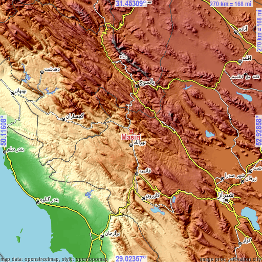 Topographic map of Maşīrī