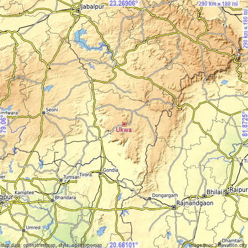 Topographic map of Ukwā