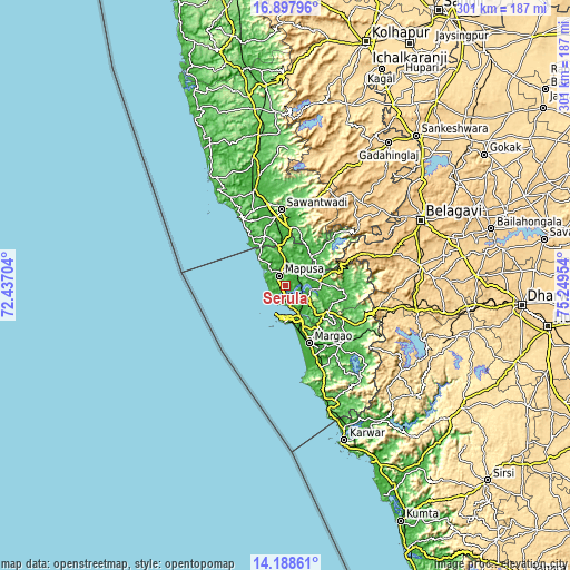 Topographic map of Serula