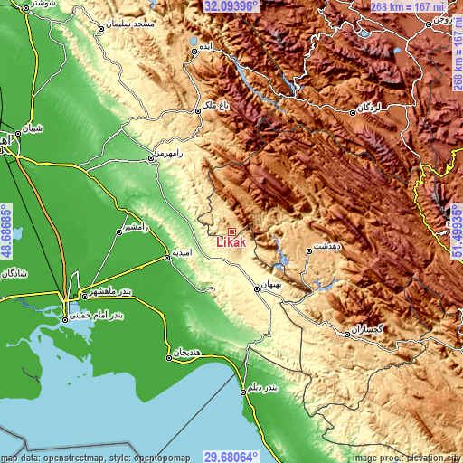 Topographic map of Līkak