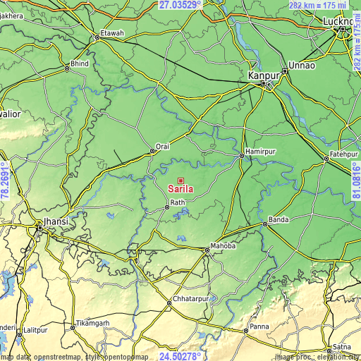 Topographic map of Sarīla