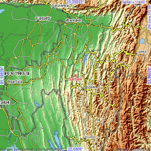 Topographic map of Sāitlaw