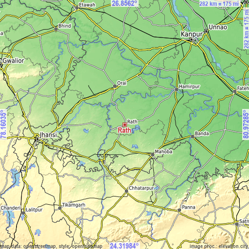 Topographic map of Rāth