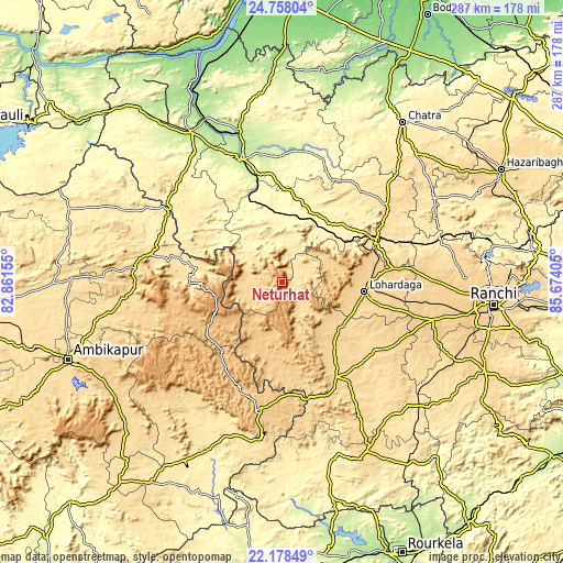 Topographic map of Neturhāt