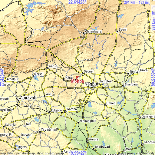 Topographic map of Mohpa