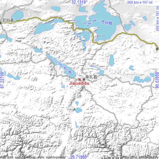 Topographic map of Jiajuedibu