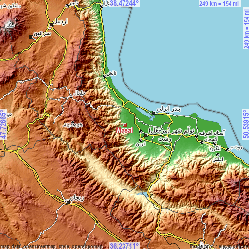 Topographic map of Māsāl