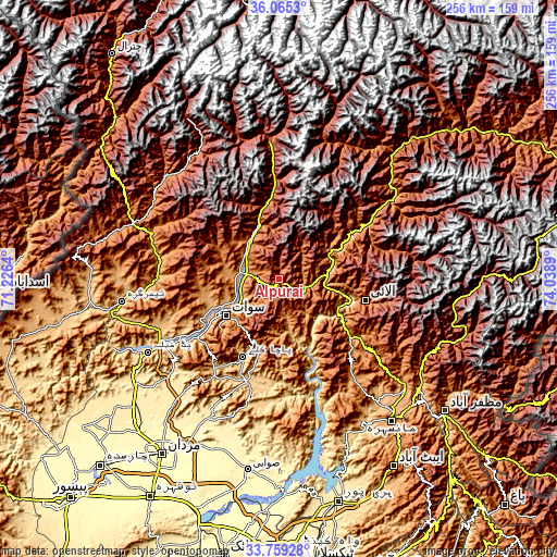 Topographic map of Alpurai