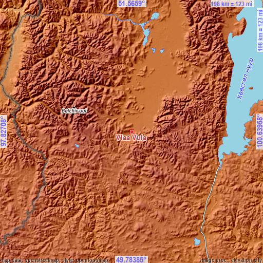 Topographic map of Vlaa Vula