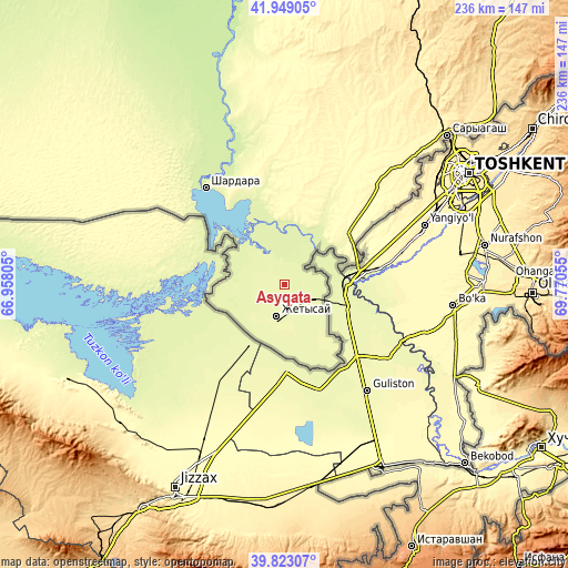 Topographic map of Asyqata