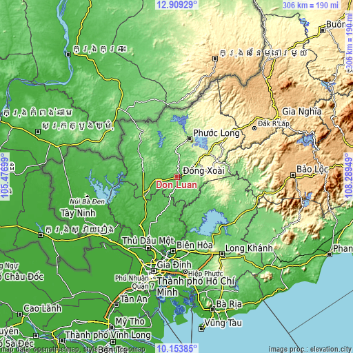 Topographic map of Don Luan