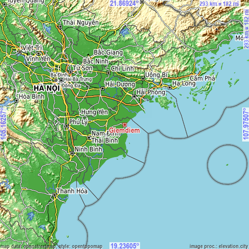 Topographic map of Giemdiem