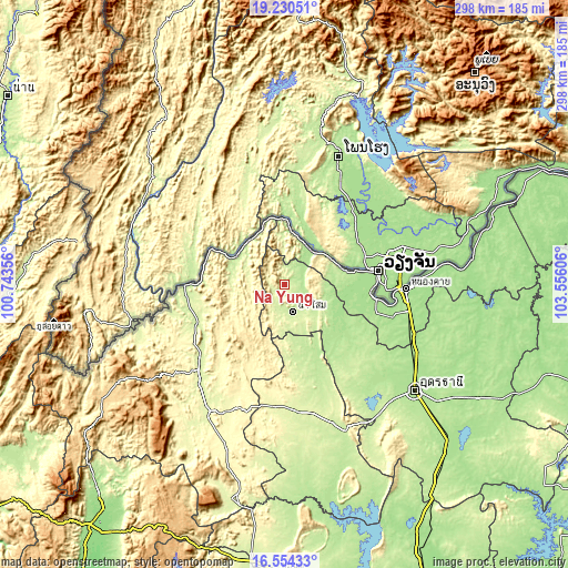 Topographic map of Na Yung