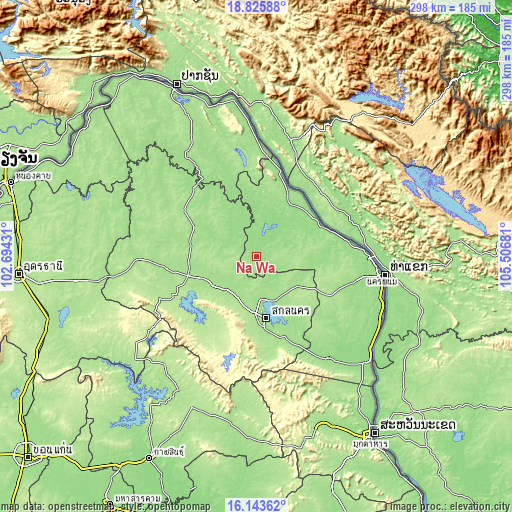 Topographic map of Na Wa