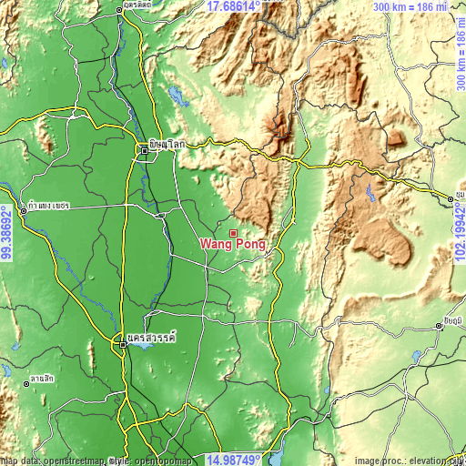 Topographic map of Wang Pong