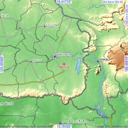 Topographic map of Na Yia