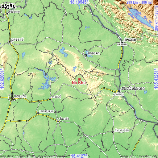 Topographic map of Na Khu