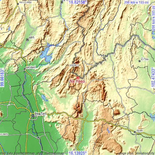 Topographic map of Na Haeo