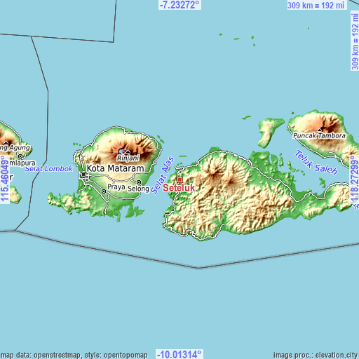Topographic map of Seteluk