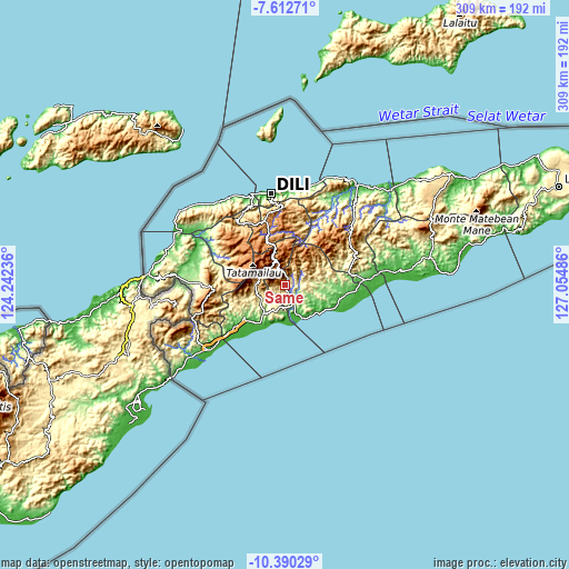 Topographic map of Same