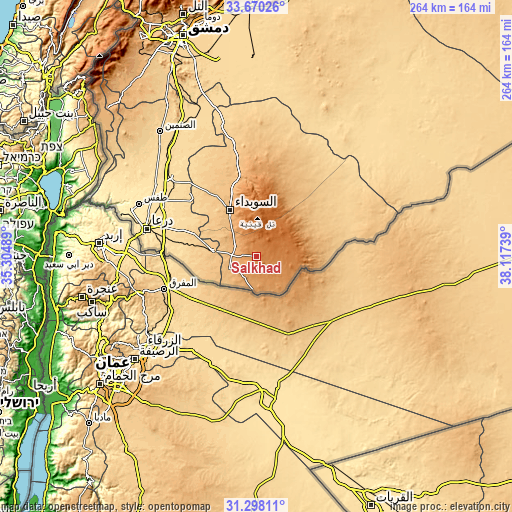 Topographic map of Şalkhad