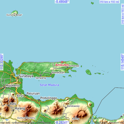 Topographic map of Ambuten