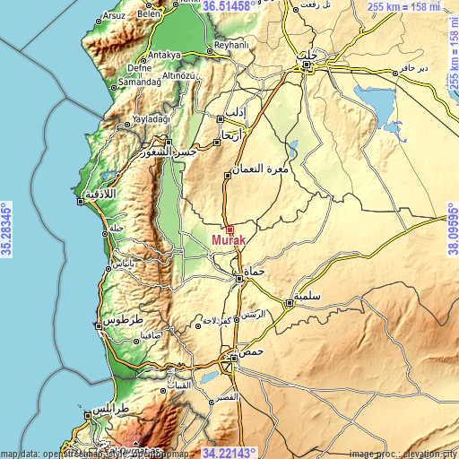 Topographic map of Mūrak
