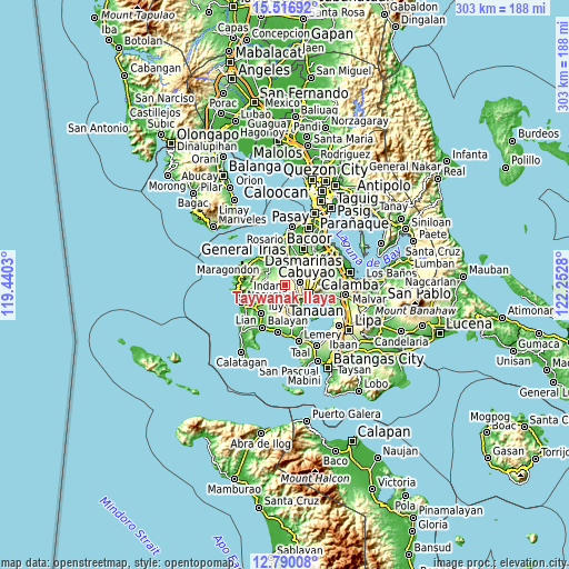 Topographic map of Taywanak Ilaya