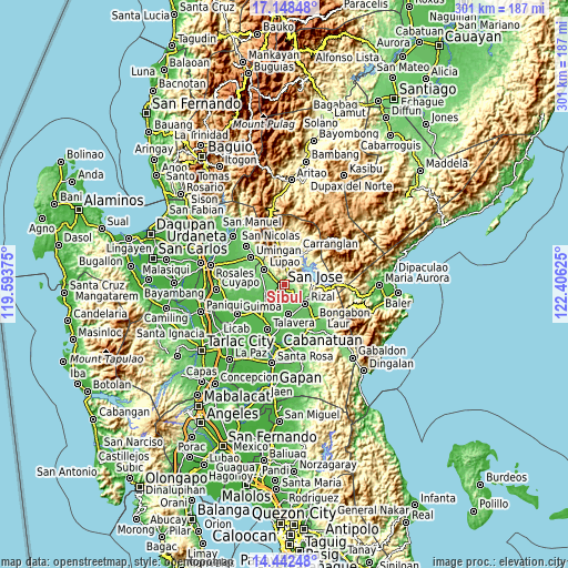 Topographic map of Sibul