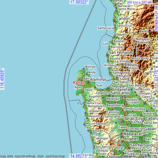 Topographic map of Ranao