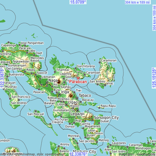 Topographic map of Parabcan