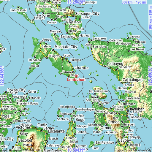 Topographic map of Limbuhan