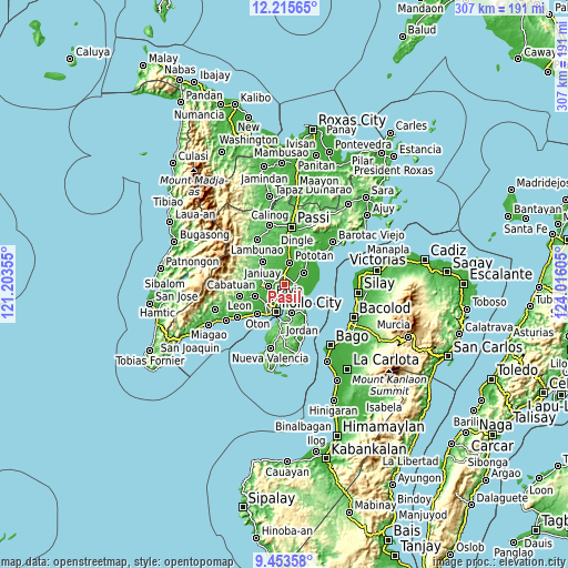 Topographic map of Pasil