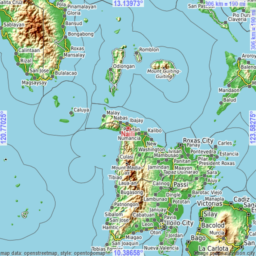 Topographic map of Naili