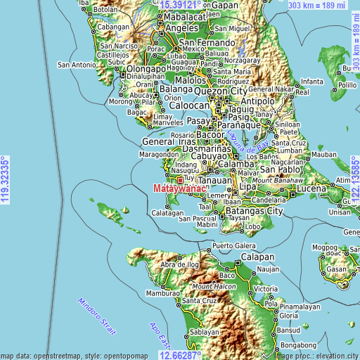 Topographic map of Mataywanac