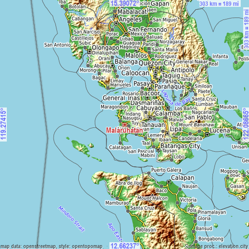 Topographic map of Malaruhatan