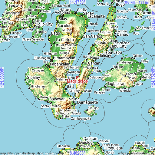 Topographic map of Madridejos