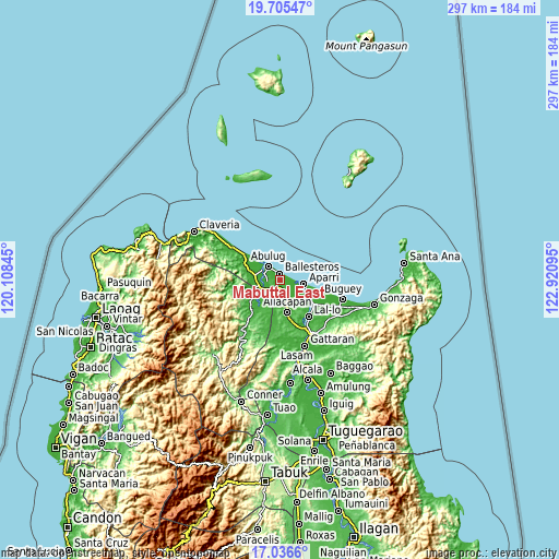 Topographic map of Mabuttal East