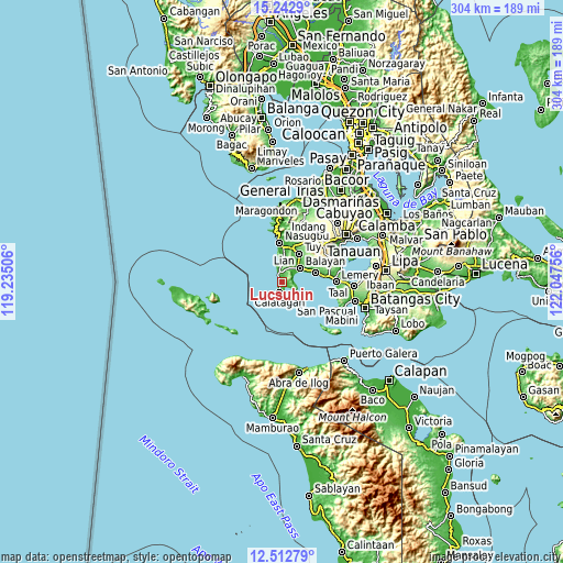 Topographic map of Lucsuhin