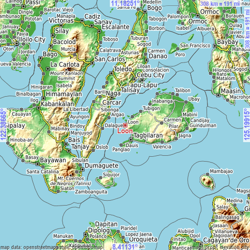 Topographic map of Loon